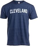 Cleveland, Ohio City Pride Modern Fit T-Shirt for Men Women - (Navy,L)