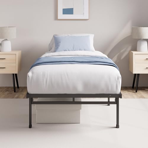 Image of ZINUS Justin 14 Inch Easy to Assemble Mattress Foundation, Steel Support, No Box Spring Needed, Twin