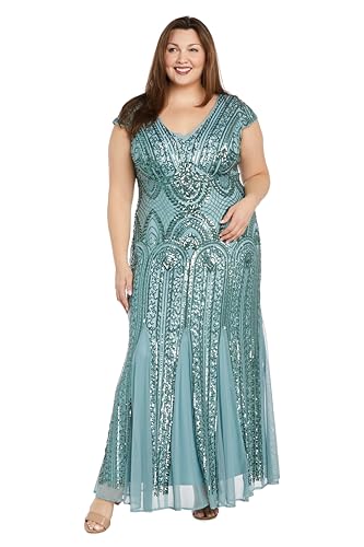 Image of Elegant Mini Cocktail Dress W /Sheer Rhinestone Balloon Sleeves