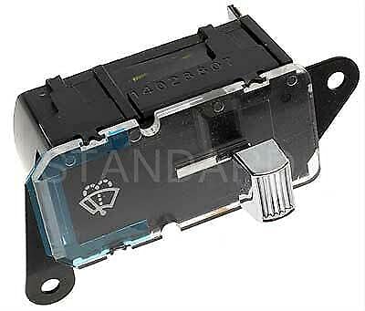 Windshield Wiper Switch, Black, Mechanical, Push Button, Manual, 1 Count