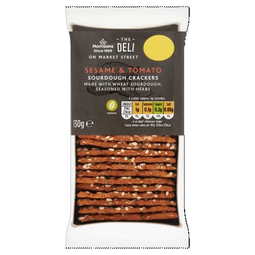 Morrisons Deli Express Tomato & Sesame Seed Crackers 130g