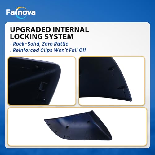 Falnova Blue Right Mirror Cover Compatible with Tesla Model 3 2017-2025 by Falnova - Used condition - Image 3