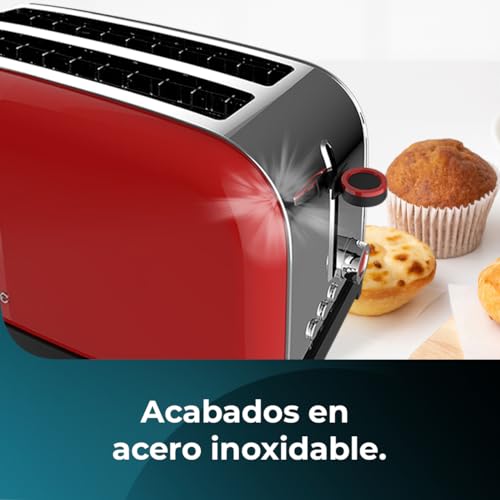 Grille-Pain Cecotec Toastin' Time 1500 – 1500 W, Capacité 4 Tartines, 7 Niveaux de Brunissage - vue 7