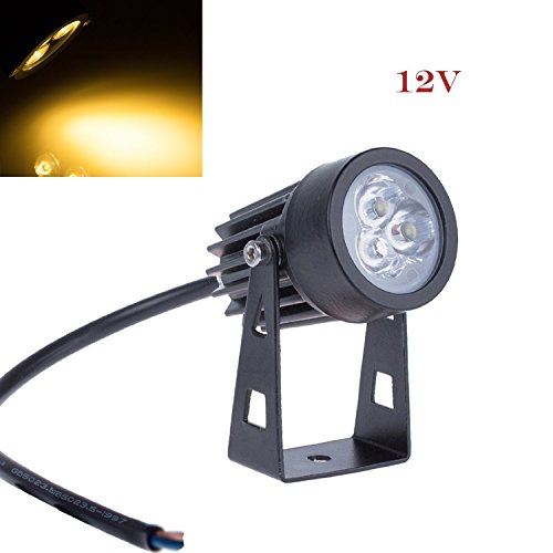 Lemonbest® Outdoor Led Landscape Up Down Light Spotlight Low Voltage 12V For Yard Step Lawn Lighting (Yellow) #TOP6