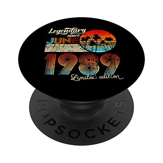 Legendario De Cumpleaños Desde Junio De 1989 Regalo PopSockets PopGrip Intercambiable