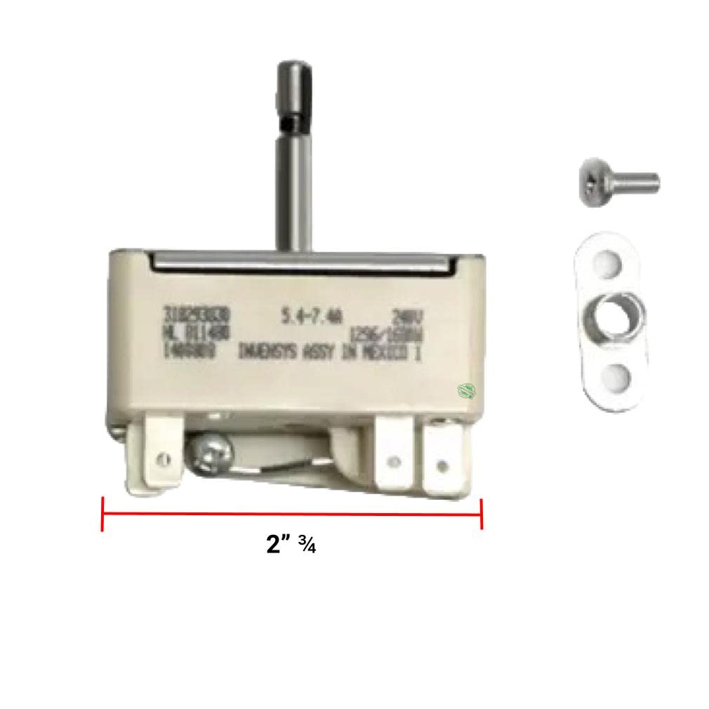 GLOB PRO SOLUTIONS CKD4437 Compatible with Kenmore Surface Element Switch fits Old, 318220020 318220080 318369615