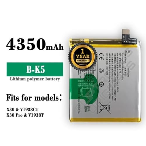 Image of B-K5 Battery for Vivo X30 / X30 Pro Battery with 1 Year Warranty****(P40)