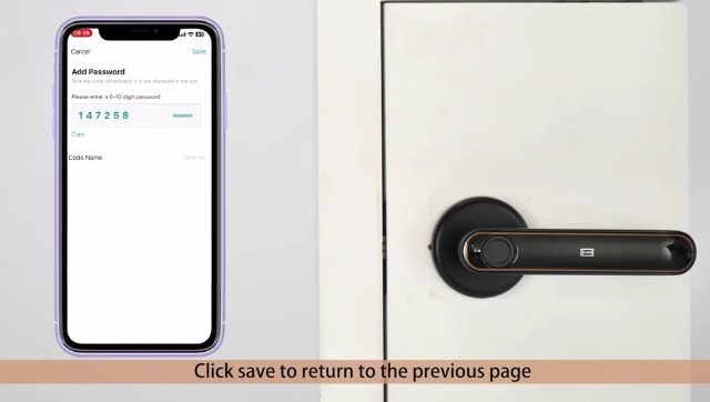 Fingerprint Door Lock Biometric Door Knob with Keypad Keyless Entry, 5-in-1 Door Locks for Bedrooms(Fingerprint/App/Code/Key/IC Card), Home Hotel Office Apartment Black