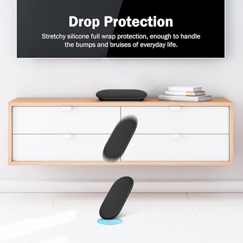 Coque en silicone pour Google TV Streamer 4K 2024 LEFXMOPHY noire - 3