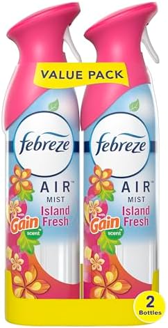 Febreze Air Mist Air Freshener Spray, Odor-Fighting Room Spray, A...