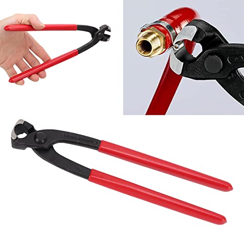 Ear Hose Clamps Pincer, Hose Clip Pliers High Harrdness Ear Clamp Pliers for Plumbing Securing Pipe Automotive Marine Motorcycle(Red) - Image 2