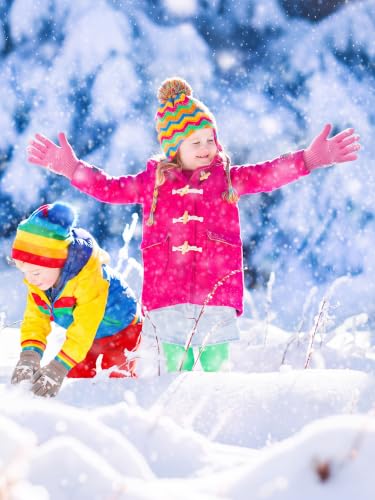 Image of EBOOT 3 Pairs Winter Kids Gloves Warm