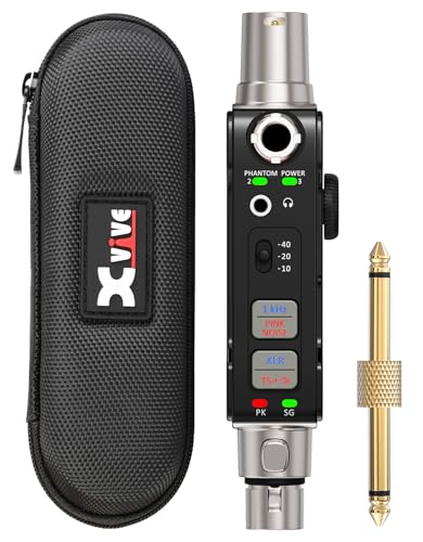 Xvive AT-2 Portable Audio Tester for Live Sound & Studio - XLR Cable Tester, Signal Generator, Phantom Power Check, Rechargeable Audio Tool for Engineers Musicians