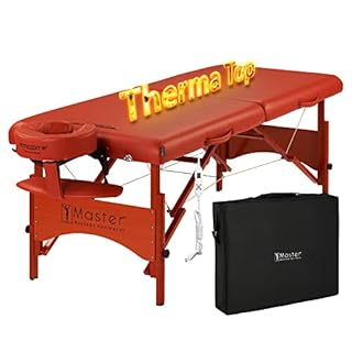 Master Massage Fairlane Therma Top Table de Massage Pliable Mobile chauffante 71 cm