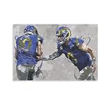 Yuanzida Matthew Stafford Poster Canvas Poster Canvas Wall Art Prints Poster Gifts Photo Picture Painting Posters Room Decor Home Decorative 12x18inch(30x45cm)