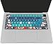 WSLUCKO Keyboard Cover Skin for 2021-2024 MacBook Pro 14/16 (A2442 A2485 A3112 A3401 A3403 A2992 A2779 A2780 A2991 A2918 M1/M2/M3 M4) & MacBook Air 13.6''/15'' (A2681 A3113 A2941 A3114),Rose