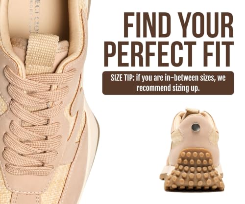 Image of Project Cloud Trendy Fashion Sneakers for Women 2026 - Memory Foam and Non-Slip Comfortable Casual Ladies Shoes for Womens Fashion Sneakers - Lightweight Lace-up Shoes (Lecco)