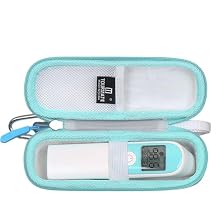 Tourmate Hard Storage Case for Thermometer,Travel Case for Viproud/femometer/GoodBaby 3-in-1 Infrared ThermometerBox for Sale PU White