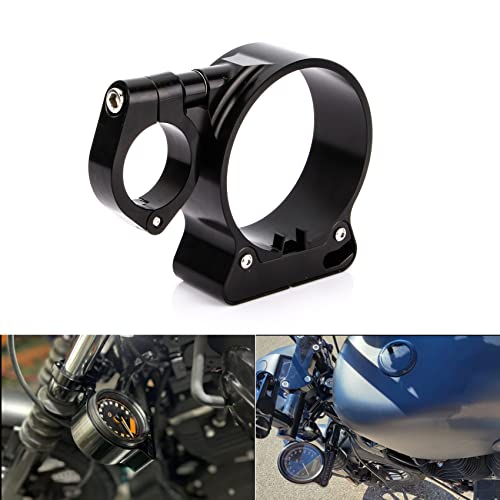 PLSUSJHAO Motorcycle Speedometer Relocation Bracket 39MM Side Mount