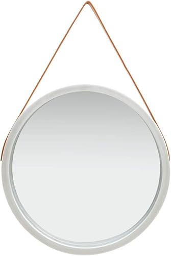 Espejo de pared con correa, espejos para pared, espejo de dormitorio, espejo de baño, espejo de oficina, Espejos decorativos de Pared, espejo para