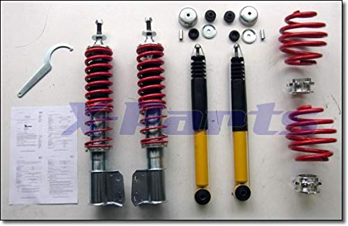 X-Parts Kit de suspension fileté pour Renault Clio 2 type B 1998-2005 avec ABE 10-70 mm
