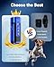 Dog Bark Deterrent Devices-Ultrasonic Anti Barking Device for Dogs with 50ft Range, Rechargeable No Barking Device for Own or Neighbor's Dogs, Portable Safe for Dogs/Humans | Indoor/Outdoor Use-Blue