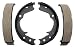 Raybestos 758PG Professional Grade Parking Brake Shoe Set - Drum in Hat