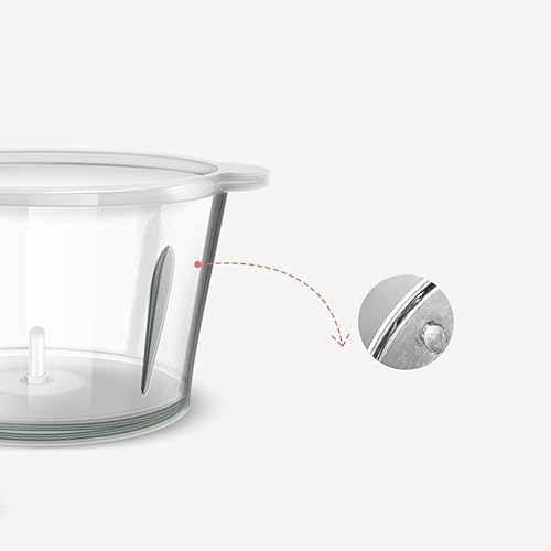 Miniatura 6 de Picadora eléctrica de carne, procesador de alimentos, picadora de alimentos de 2 litros para alimentos para bebés, carne, verduras, cebolla, frutas