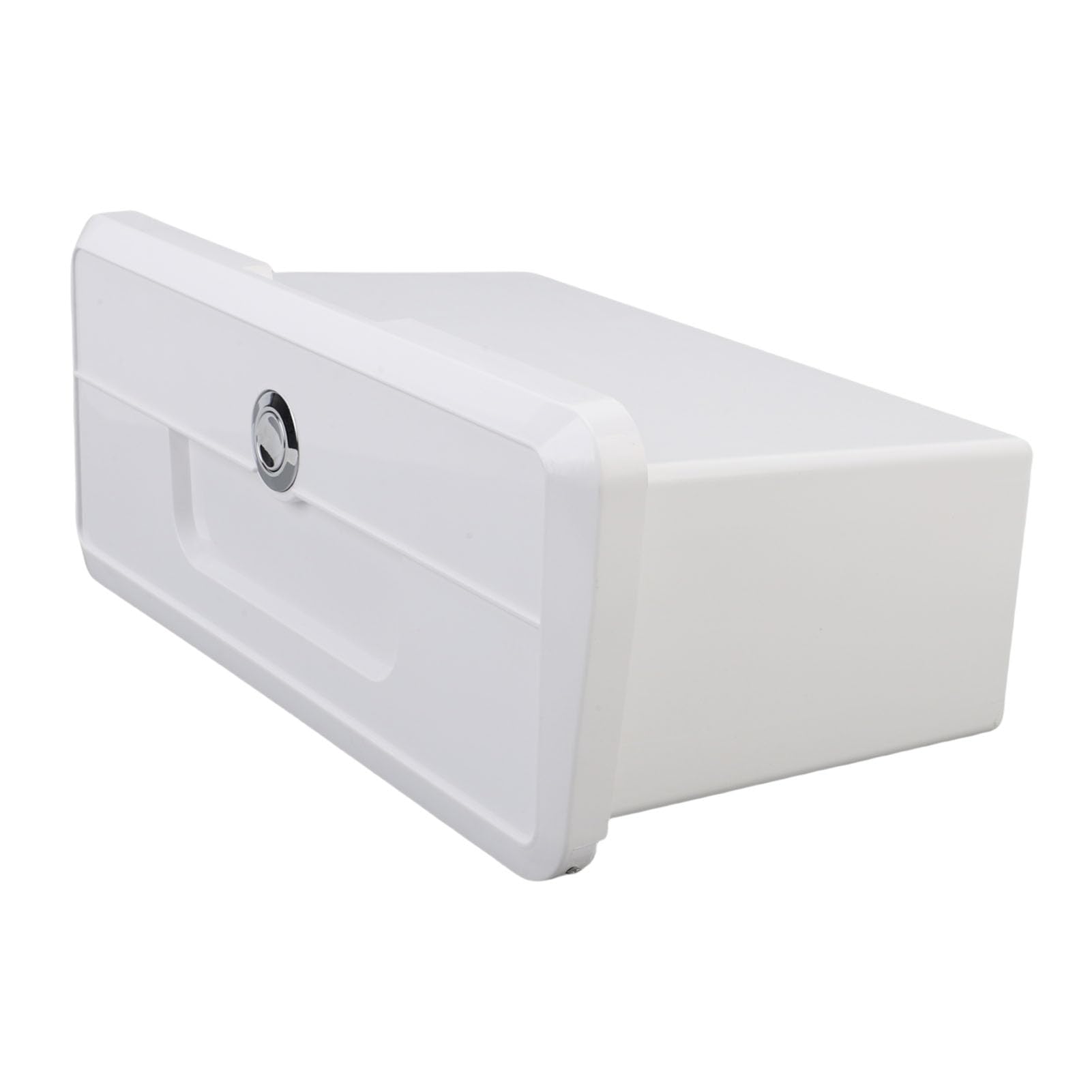 Denash Compartimento de Almacenamiento Multifuncional para Barcos, Guantera con Cerradura, Portavasos para Yate, RV, Material ABS