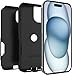 OtterBox COMMUTER SERIES Case for iPhone 15, 14 and 13 - Black