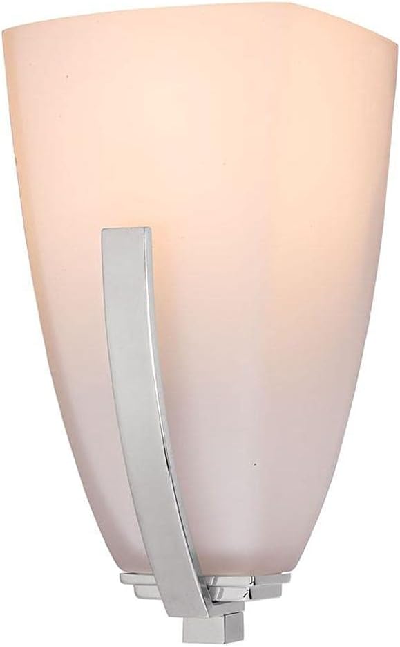 ​Home Decorators Collection 27180 Sydney 1-Light Polished Nickel Wall Sconce
