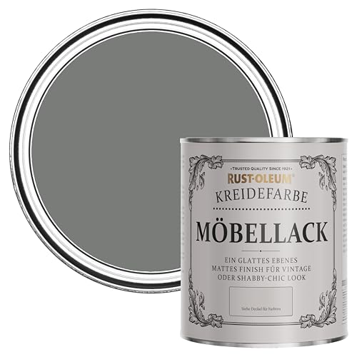 Rust-Oleum Shabby Chic grau Vintage Kreidefarbe für Möbel, wasserbasiert, geruchsarm - Fackelgrau 750ML