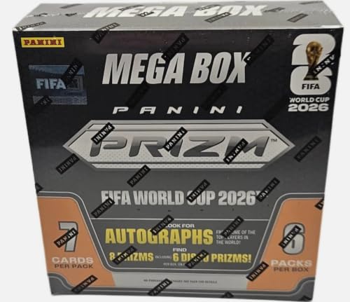 Panini 2026 Prizm FIFA World Cup Soccer Factory Sealed Mega