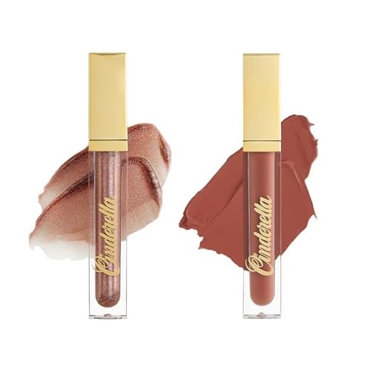 Sigma Beauty and Disney Lip Duo - Disney Lip Gloss and Liquid Lipstick - Nonsticky Lipgloss Shimmer and Neutral Brown Lipstick - Hydrating, Cruelty Free, Vegan Lip Gloss and Lip Stick