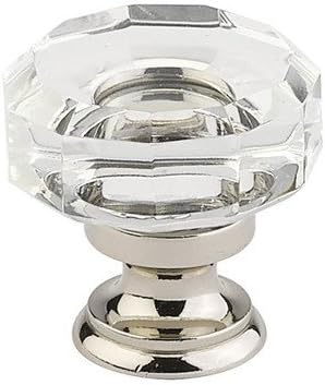 Emtek 86571US7 Lowell 1.375 in Crystal Ca, French Antique Brass