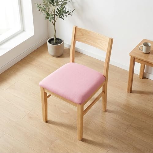 木製 四角スツール クッション付き 組立簡単 コンパクト 32×32×45cm ダイニング リビング キッチン オフィス 玄関 来客用 食事用 マルチシーン対応 (32*32*45,タイプ5) [4]
