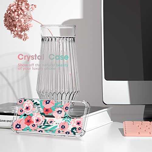 Cutebe Cute Clear Crystal Case For Iphone 13 6.1 Inch 2021 Released, Shockproof Series Hard Pc+ Tpu Bumper Yellow-Resistant Protective Cover With Design For Women, Girls #TOP2