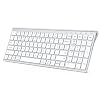 iClever BK10 SE Bluetooth Keyboard for Mac, Multi-Device Slim Wireless Keyboard with Numeric Keypad, Standard Full-Size Keys, USB-C Rechargeable, Compatible with iPad Windows iOS Android
