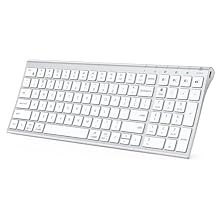 iClever BK10 SE Bluetooth Keyboard for Mac, Multi-Device Slim Wireless Keyboard with Numeric Keypad, Standard Full-Size Keys, USB-C Rechargeable, Compatible with iPad Windows iOS Android