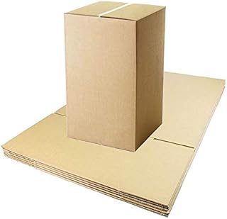 5 x Large Sturdy Home Removal Moving Cardboard Boxes - Double Wall - 30" x 20" x 20" / 762mm x 508mm x 508mm