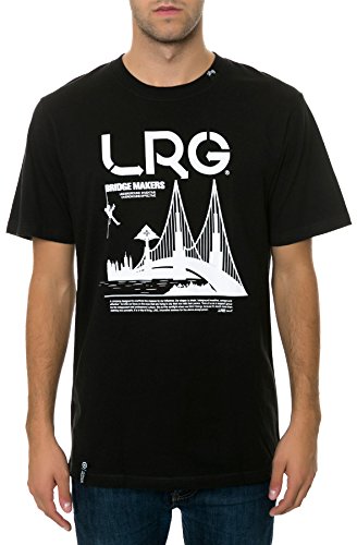 Image of LRG Men's Climb The Gate T-Shirt, Black, Small
