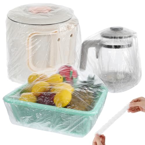 30PCS Clear Kitchen Appliance Dust Covers Thickened Disposable Furniture Dust Cover with Elastic for Mixer,Meat Slicer,Air Fryer,Toaster Oven,Blender,Slow Cooker,Coffee Bread Maker