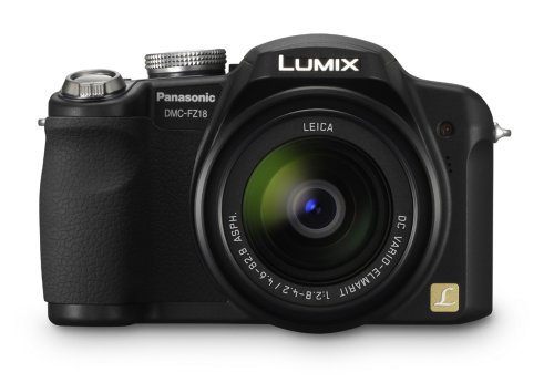 Panasonic DMC-FZ18 EG-K Digitalkamera (8 Megapixel, 18-fach opt. Zoom, 2,5 Zoom, Bildstabilisator) schwarz