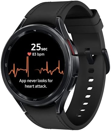 Samsung Galaxy Watch6 Classic LTE (47mm, Black, Compatible with Android only) | Introducing BP & ECG Features