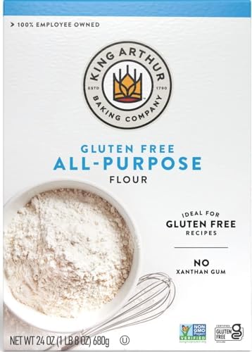 King Arthur Gluten-Free All-Purpose Flour, 24 Ounce (Pack of 1) - Non-GMO Project Verified, Certified Kosher