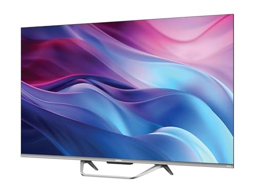 Haier H55Q80FUX - TV 55 Pollici, Smart TV 4K, QLED, Wi-Fi, colore Nero, DVB-T2, Classe energetica F