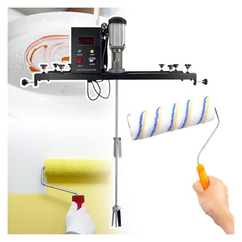 Electric Paint Mixer Machine, Ton Barrel Agitator with Double Centrifugal Impeller, High-Efficiency Stirring for Paint, Coatings, and Liquids, Industrial Mixer with Reducer