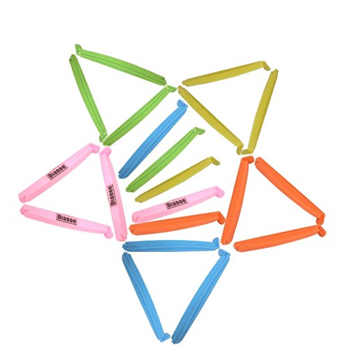 Dianoo 20Pcs Food Sealing Clips For Kitchen, Seal Sealing Bag Clips, 11.5Cm (Random Colors) #TOP4
