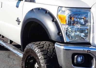 RDJ Trucks PRO-Offroad Bolt-On Style Fender Flares - Fits Ford SuperDuty F250/F350 2011-2016 - Set of 4 (Smooth Black)