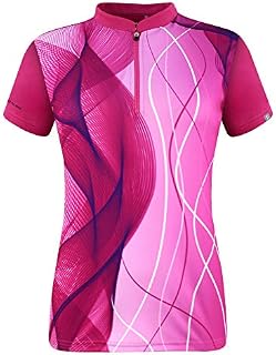 SAVALINO Women's Bowling Shirts, Professional Bowling Jerseys, Ladies Tops S-3XL